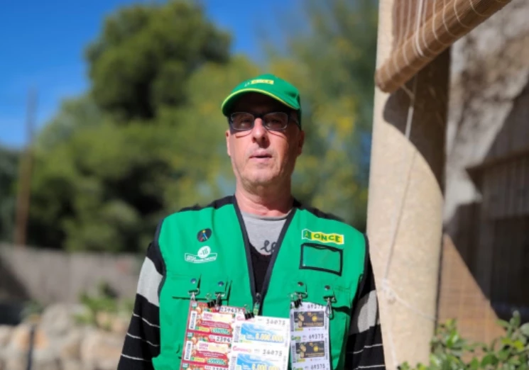 José Carayol, agente vendedor de la ONCE en Vilafranca del penedés.