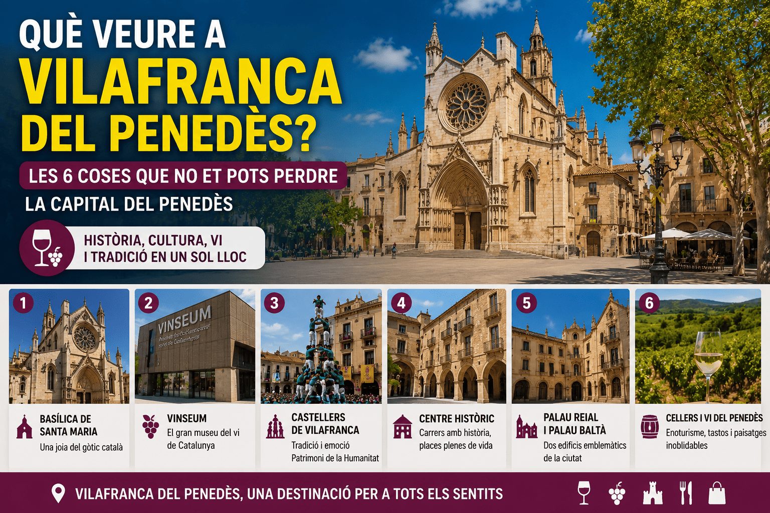 Qué ver en Vilafranca del Penedès