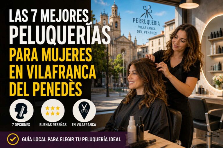Peluquería para mujeres en Vilafranca del Penedès, guía de las mejores opciones locales