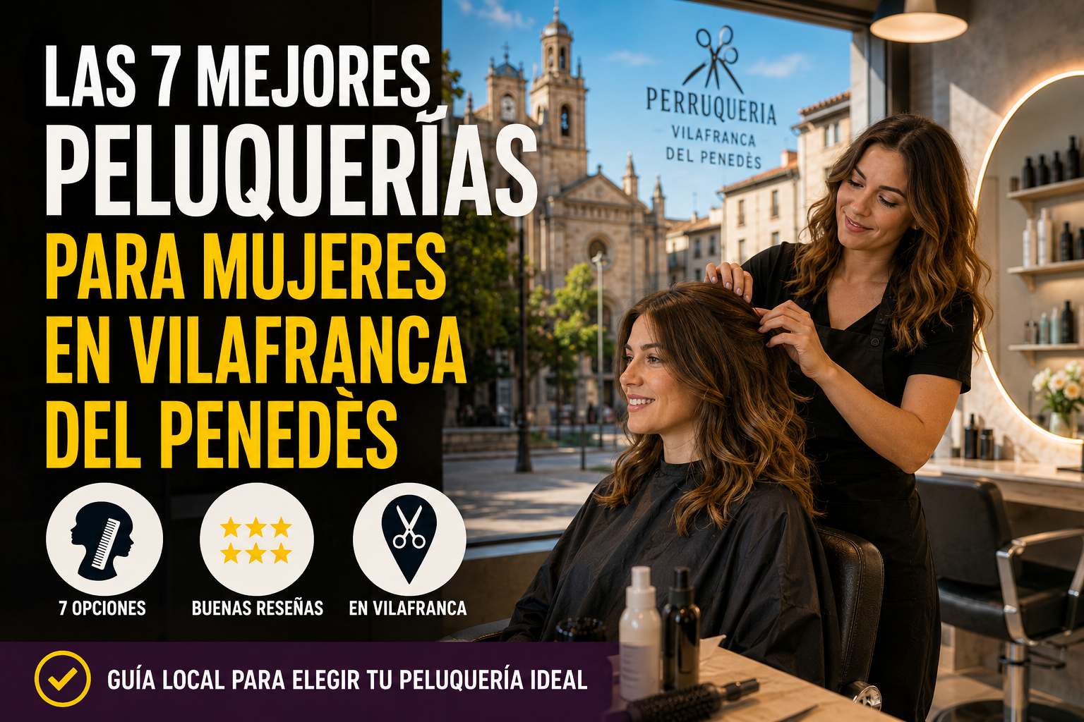 Peluquería para mujeres en Vilafranca del Penedès, guía de las mejores opciones locales